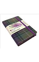 Waverley S.T. (M): Heather Pocket Genuine Tartan Cloth Commonplace Notebook