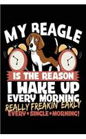 My Beagle Is The Reason I Wake Up Every Morning Really Freakin Early Every Single Morning!