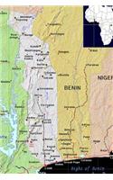 Modern Day Color Map of Togo in Africa Journal: Take Notes, Write Down Memories in this 150 Page Lined Journal