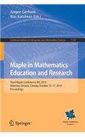 Maple in Mathematics Education and Research