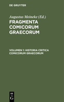 Historia Critica Comicorum Graecorum