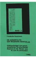 Die Agrarpolitik der Regierung Montgelas