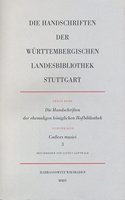 Die Handschriften Der Wurttembergischen Landesbibliothek Stuttgart / Die Handschriften Der Ehemaligen Koniglichen Hofbibliothek / Codices Musici (Hb XVII 481-946)