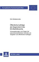 Oeffentliche Auftraege ALS Gegenstand Des Eg-Beihilferechts