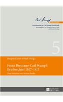 Franz Brentano-Carl Stumpf: Briefwechsel 1867-1917