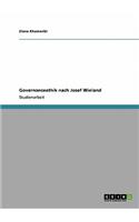 Governanceethik nach Josef Wieland