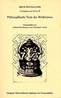 Nachgelassene Werke / Philosophische Texte Des Hinduismus