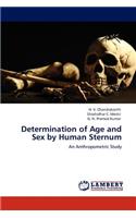 Determination of Age and Sex by Human Sternum