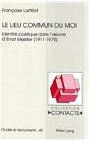 Le Lieu Commun Du Moi