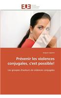 Prévenir Les Violences Conjugales, c'Est Possible!