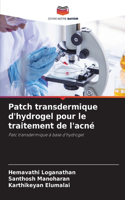 Patch transdermique d'hydrogel pour le traitement de l'acné