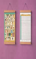 Tamil Alphabet Chart | Double-Sided | Colourful Illustrations | Wooden Panels |17 x 22 inches | Perfect for Kindergarten, Nursery, homeschooling | 247 letters | by Emmozhi Publications