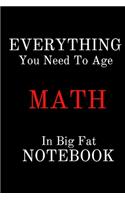 EVERYTHING You Need To Age MATH In Big Fat NOTEBOOK