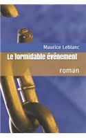 Le formidable événement: roman