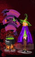 Halloween Witch Coloring Book