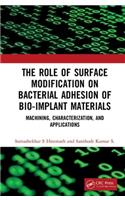 Role of Surface Modification on Bacterial Adhesion of Bio-Implant Materials