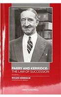 Parry and Kerridge: The Law of Succession