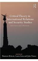 Critical Theory in International Relations and Security Studies