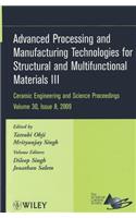 Advanced Processing and Manufacturing Technologies for Structural and Multifunctional Materials III, Volume 30, Issue 8