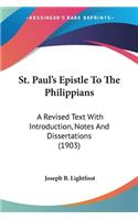 St. Paul's Epistle To The Philippians