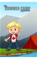 My SUMMER CAMP memories Kids Journal With Prompts for boys