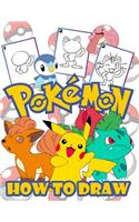 How to Draw Pokemon: Easy Step-by-step Drawing Guide, Pokemon 2 in 1: How to Draw and Pokemon Coloring Book for Adults and Kids, For Anyone Who Loves Pokemons.