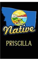 Montana Native Priscilla: College Ruled Composition Book