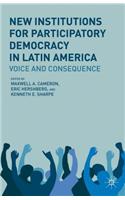 New Institutions for Participatory Democracy in Latin America