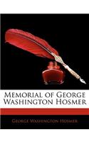 Memorial of George Washington Hosmer