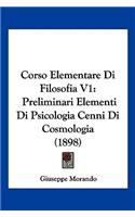 Corso Elementare Di Filosofia V1