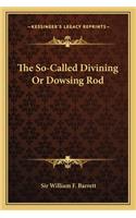So-Called Divining or Dowsing Rod