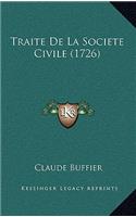 Traite De La Societe Civile (1726)