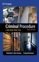 Mindtap Criminal Justice, 1 Term (6 Months) Printed Access Card for del Carmen/Hemmens' Criminal Procedure: Law and Practice, 10th