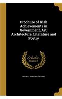 Brochure of Irish Achievements in Government, Art, Architecture, Literature and Poetry