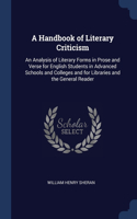 A Handbook of Literary Criticism
