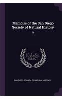 Memoirs of the San Diego Society of Natural History