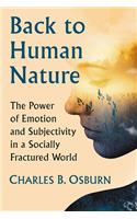 Back to Human Nature
