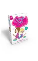 The Sparkle Spa Shimmering Collection Books 1-4 (Glittery nail stickers inside!) (Boxed Set): All That Glitters; Purple Nails and Puppy Tails; Makeover Magic; True Colors(Sparkle Spa)