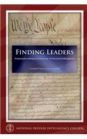 Finding Leaders Preparing the Intelligence Community for Succession Management