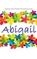 Spring Time Flowers Personal Journal - Abigail