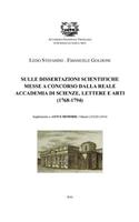 Dissertazioni scientifiche dalla Reale Accademia di Scienze, Lettere e Arti