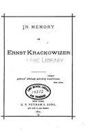 In Memory of Ernst Krackowizer: (English)