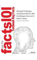 Studyguide for Managing Organizational Behavior