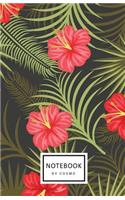 Notebook: Dot-Grid Journal, 122 Pages 5.5x8.5 Shade of Beauty Flower