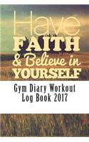 Gym Diary Workout Log Book 2017