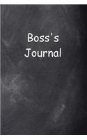 Boss's Journal Chalkboard Design