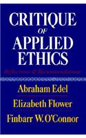 Critique Of Applied Ethics