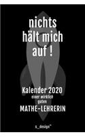 Kalender 2020 für Mathe-Lehrer / Mathe-Lehrerin