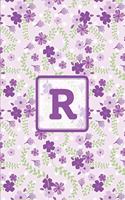 R: Initial Monogram Letter R College Ruled Notebook. Personalized Medium Lined Journal & Diary for Writing & Note Taking for Girls, Boys, Men and Women