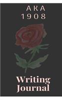 AKA Pink Tea Rose Writing Journal: Pink Tea Rose Writing Journal 1908